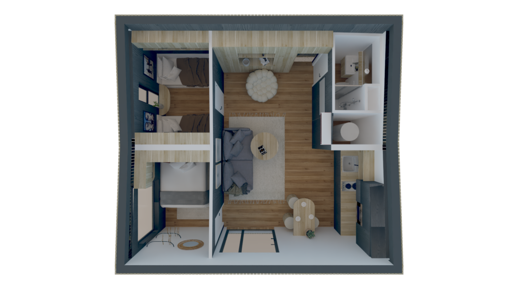 Présentation du Studio 40m² - modèle Habita