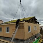 Eclassan, construction d'une maison modulaire bois RE2020