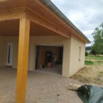 St Romain d'Ay- garage de la maison modulaire en bois RE2020