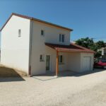 Chantier Eclassan, maison modulaire en bois à étage